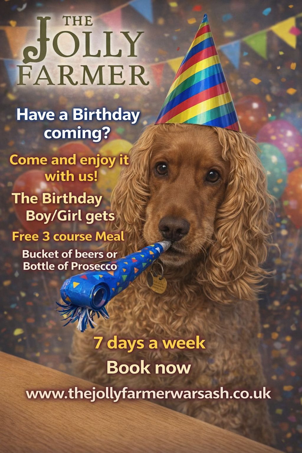celebrate your birthday with us